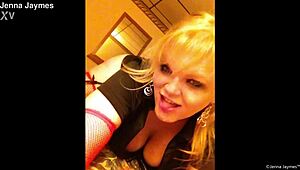 Jenna Jaymes teases the camera with her big tits!