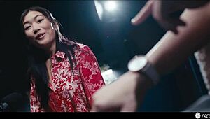 Lesbian redhead freezes time and makes asian babe her sex slave - lezdom hardcore sex 😈