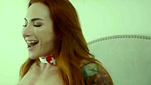 Sophia Locke, the horny big tit milf, rides Ryan Driller deep and hard in lingerie