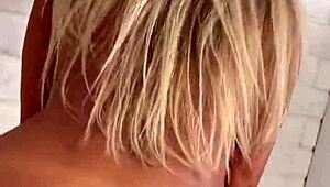 Hot Monika Fox Sexily Strips Off Her Sport Outfit Revealing Pierced Nipples