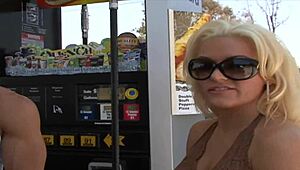 sultry blonde milf gets fingered and fucked in doggystyle, her shaved pussy gaping after anal assfucking, cum covering her face