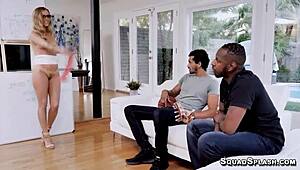 karla kush, can you handle two massive black cocks roughing you up?