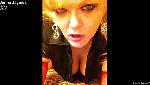 Jenna Jaymes teases the camera with her big tits!