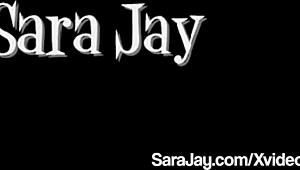 Nympho Milf Sara Jay Dildo Drills Her Deviant Devil Cunt