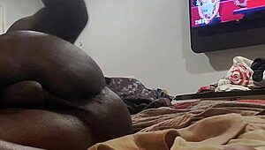 jacking off to my own porn collection