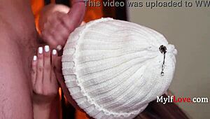 Pawg gets boned by the fireplace!