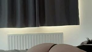 horny british teen squirts wildly in solo webcam masturbation