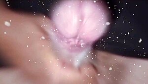Home Alone Christmas Cumshot With Huge Cock