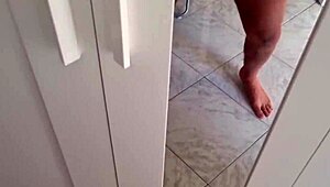 Home Alone Christmas Cumshot With Huge Cock