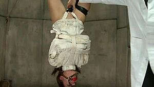 Doctor Punishes Bound Babe with Anal Toys!