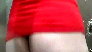 Hey, check out this fat booty tranny in a dress! 😍