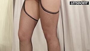 jessica lincoln russian brunette gets hard dick in her perfect ass - letsdoeit