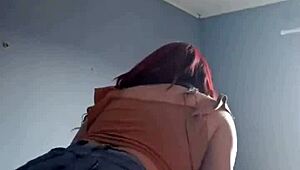 Big ass Latina twerks in tight shorts, shaking that booty