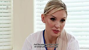 we have a special nuru massage for heroes like you with blonde's monster cock