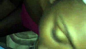 Transsexual Slut Sucks Monster Cock With Sloppy Oral Skills