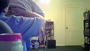 Lori's titties bouncing in the living room scene