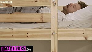 Czech Pornstar Rides Monster Cock in Hotel Room, Licks Small Tits, Handjob Ass Fuck, Cunilingus Kissing Shaved Pussy.