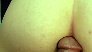 Blonde slut craves anal fuck from big black cock in POV