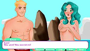 lets play paradise island part 3 he fucks me in public right in the pussy