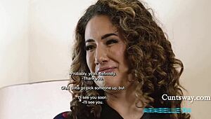 i'm this busty teen girl crushing hard on the even bustier courier