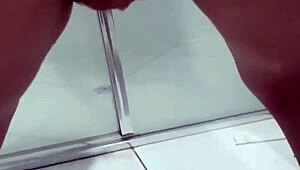 Teen Bent Over Squirting In Bathroom With Juicy Ass Exposed