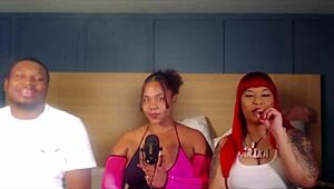 homebody latina gets banged in a wild 10-man gangbang orgy with black and ebony guys