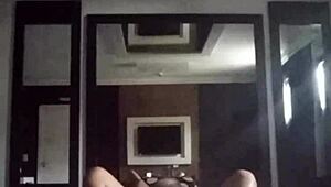 i recorded video call with cuckold while fuckin latina slut in motel blowjob anal assfuckin