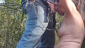 Intriguing Forest Exhibition of Female Slave on May 6, 2024