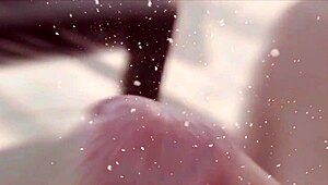 Home Alone Christmas Cumshot With Huge Cock