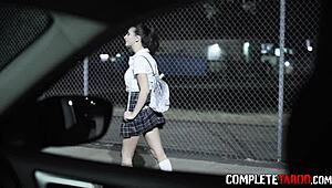 Uniformed young adult experiences intense anal filling in this 18+ teen scenario.