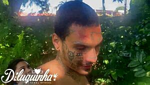 naughty woman fucked in public, almost caught