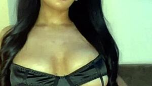 horny british teen squirts wildly in solo webcam masturbation