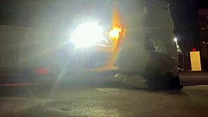 ebony babe gets creampied in beale street parking garage