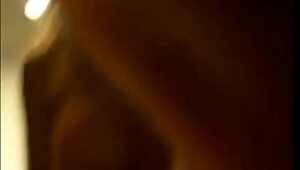 Busty transsexual masturbates her cock and cums hard