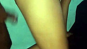 Huge creampie fills tight pussy