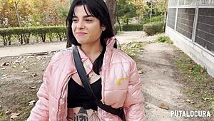 Is Nadja swallowing that cum?