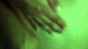 Latina neighbor shares her daily routine with a smile