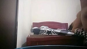 my latina stepmom waits for hubby threesome, craves double anal, but we fuck now homemade