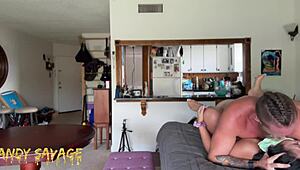 asian girlfriend dominated before work wmaf amateur couple