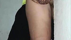 what a surprise meeting your mother-in-law on tinder at home and having forbidden sex on the stairs so hot