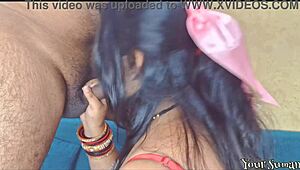 Stepmom practices honeymoon with me on anniversary