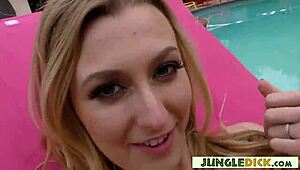 Cute Alexa Grace Craves Interracial Group Gathering
