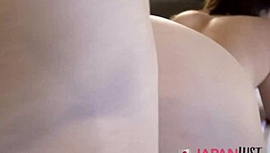 Adorable Japanese teen squirts for creampie with vibrator