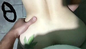 Mali Luna Plays Wet Pussy, Sucks Glory Hole Cock