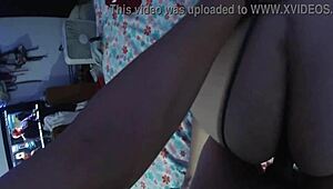 Curvy Latina seduces friend