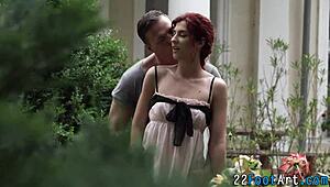 Watch this kinky slut tug a huge cumshot!