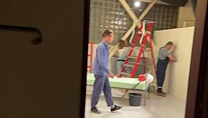 Teen employee experiences multiple orgasms during boss's workplace fuck