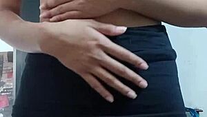 Innocent Girl's Perfect Tits on Spy Cam