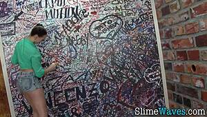 Glamour Whore Rides Her Toy