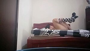 my latina stepmom waits for hubby threesome, craves double anal, but we fuck now homemade
